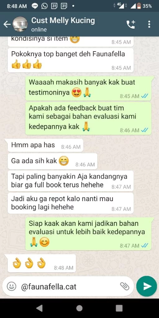 Testimoni Faunafella Cat Hotel