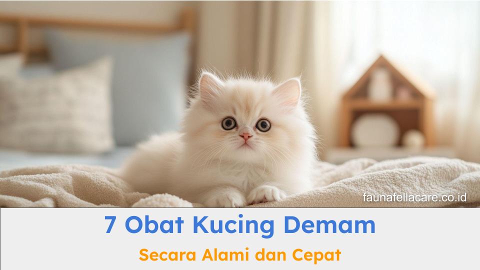 Obat kucing demam secara alami bisa menjadi pilihan terbaik karena lebih aman.