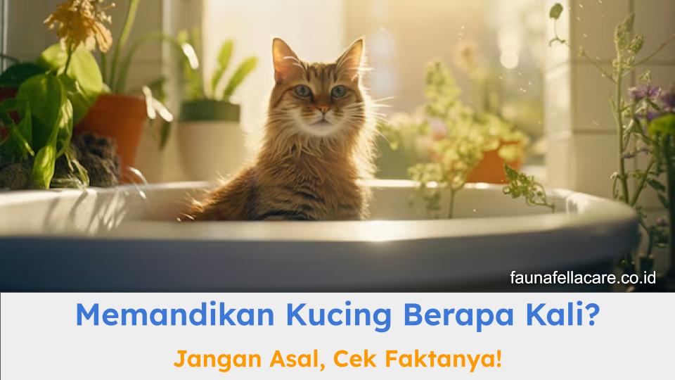 Memandikan kucing berapa kali harus mempertimbangkan berbagai hal.