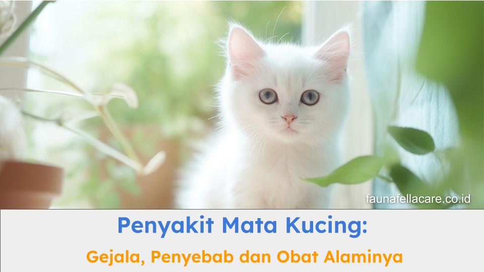 Penyakit mata kucing bisa disebabka berbagai hal. Segera tangani sebelum terlambat.