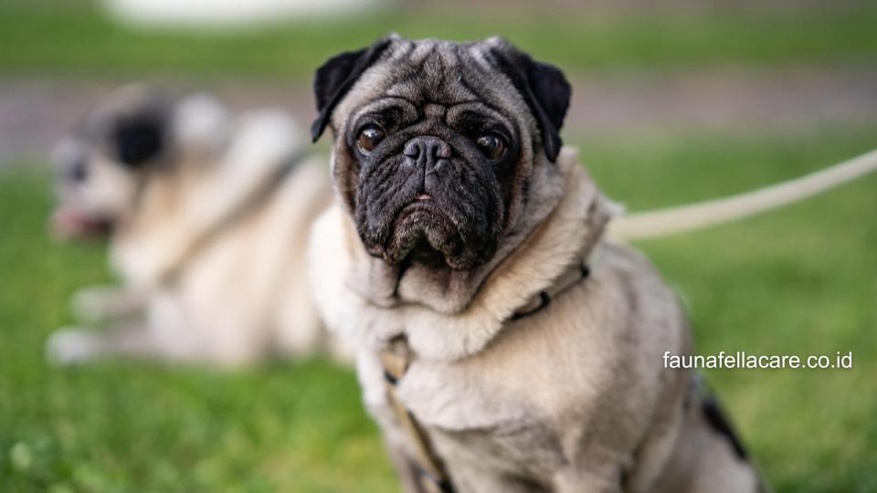 Anjing Pug memiliki karakter yang ceria, setia dan mudah beradaptasi dengan lingkungan baru.