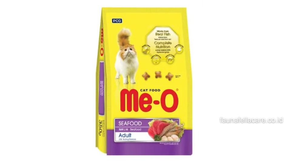 Kandungan pada makanan kucing Meo sangat lengkap baik dari vitamin maupun kebutuhan penting lainnya.