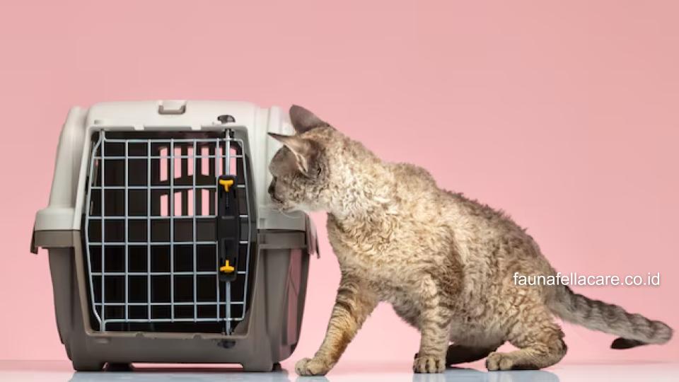 Keranjang kucing memberikan rasa aman dan mengurangi stress pada anabul ketika bepergian.
